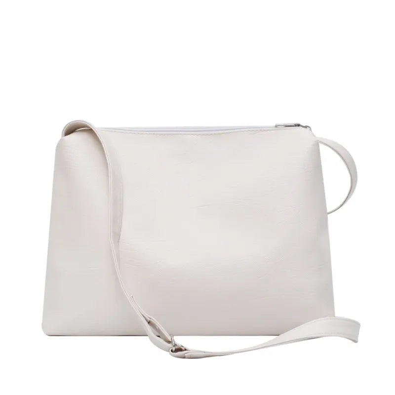 Women Casual Large Capacity Plain PU Hobo Bag
