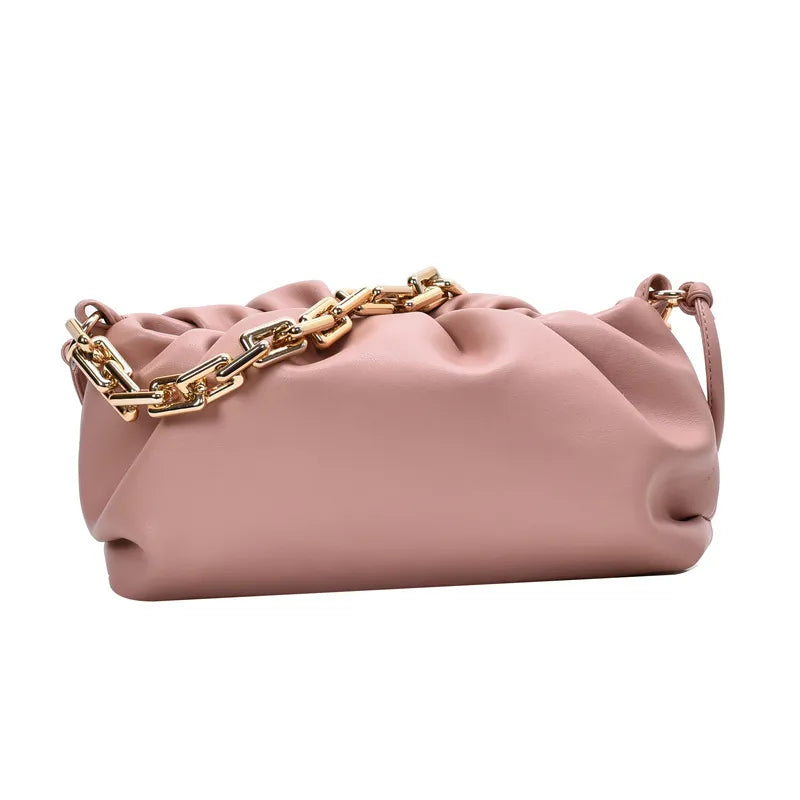 Women Creative Cloud Design Chunky Chain Shoulder Bag