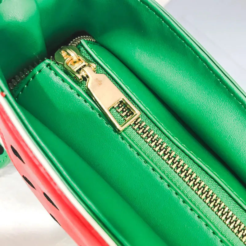 Wholesale Women Creative Watermelon Mini Shoulder Chain Bag
