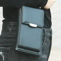 Women Casual Solid Color Metal Buckle Mini Bag Purse