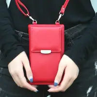 Women Casual Solid Color Metal Buckle Mini Bag Purse