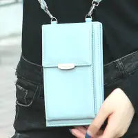Women Casual Solid Color Metal Buckle Mini Bag Purse