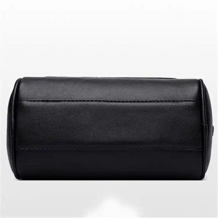 Women Fashion Solid Color Cylinder Shape Pillow Bag