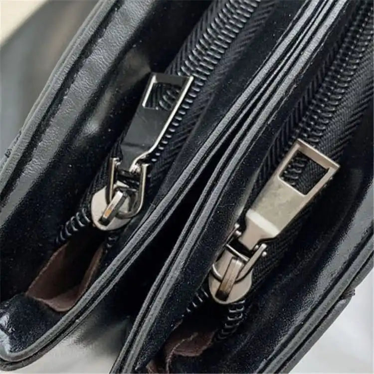 Women Solid Color Stitching Soft Chain Shoulder Bag