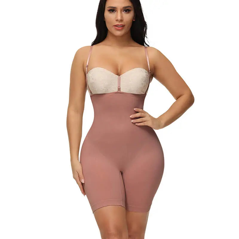Women Fashion Solid Color Non-marking Stretch Body Shaper