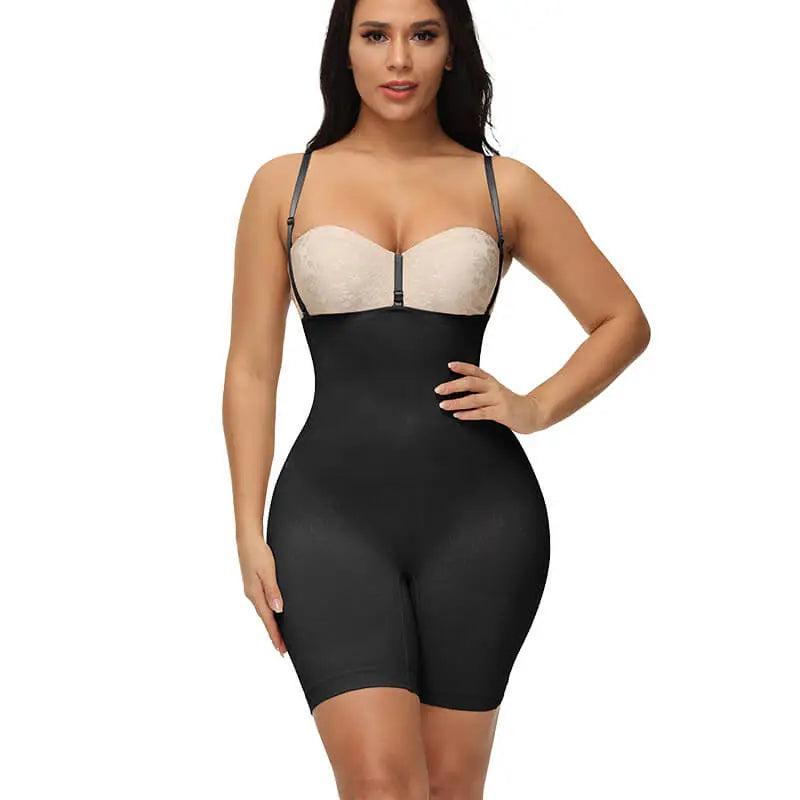 Women Fashion Solid Color Non-marking Stretch Body Shaper