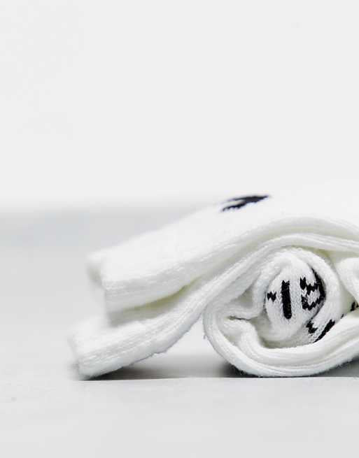 Men Nike Training Everyday Plus Cushioned 3-pack ankle socks in white