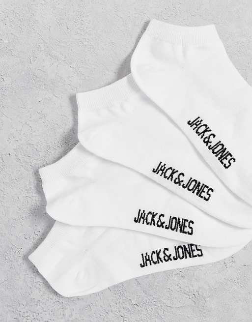 Men Jack & Jones 10 pack socks in white
