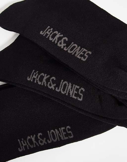 Men Jack & Jones socks 5 pack in black