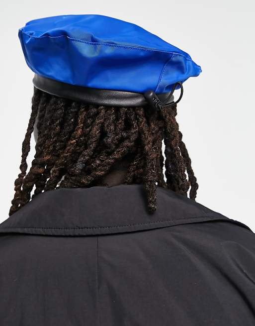 Asos Design Beret Hat In Cobalt Blue