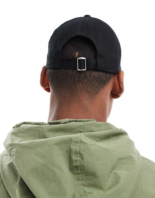 Asos Design Classic Baseball Cap In Black Cotton
