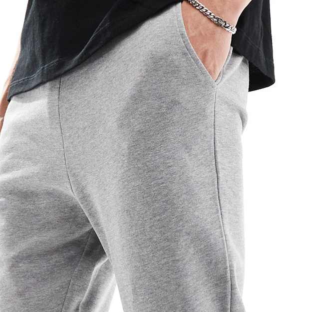 Trousers Asos Design Essential Skinny In Heather Gray