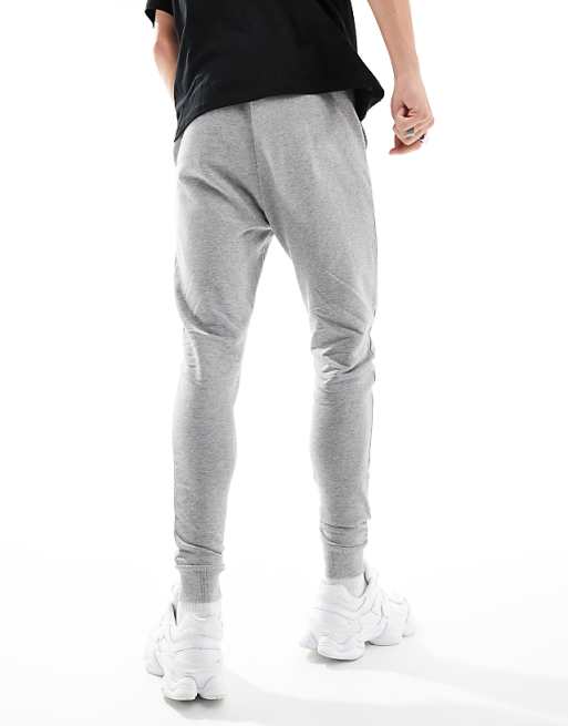 Trousers Asos Design Essential Skinny In Heather Gray