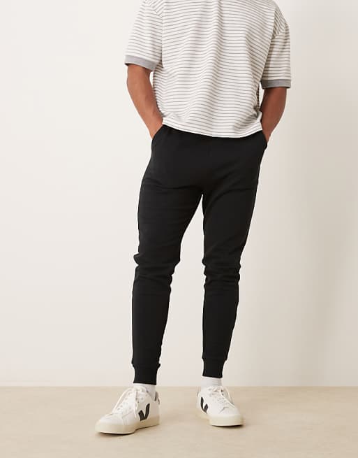 Trousers Asos Design Essential Skinny In Black