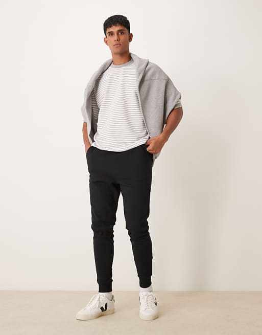 Trousers Asos Design Essential Skinny In Black