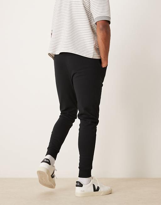 Trousers Asos Design Essential Skinny In Black