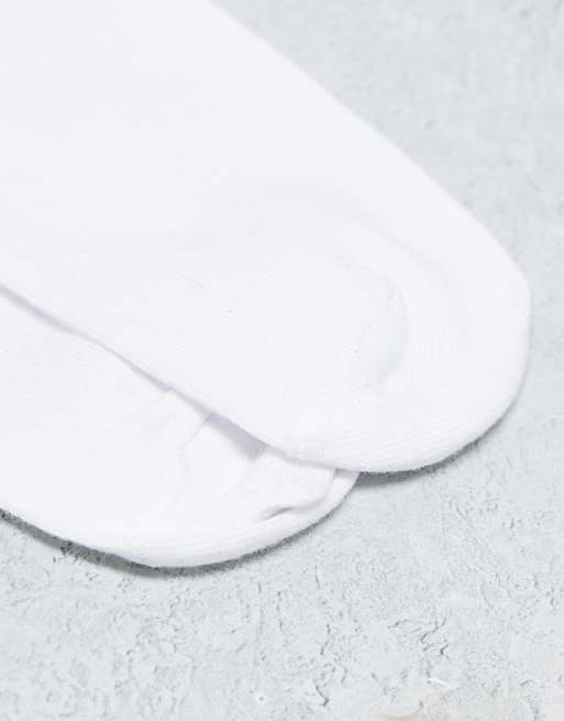 COLLUSION Men branded sock in white
