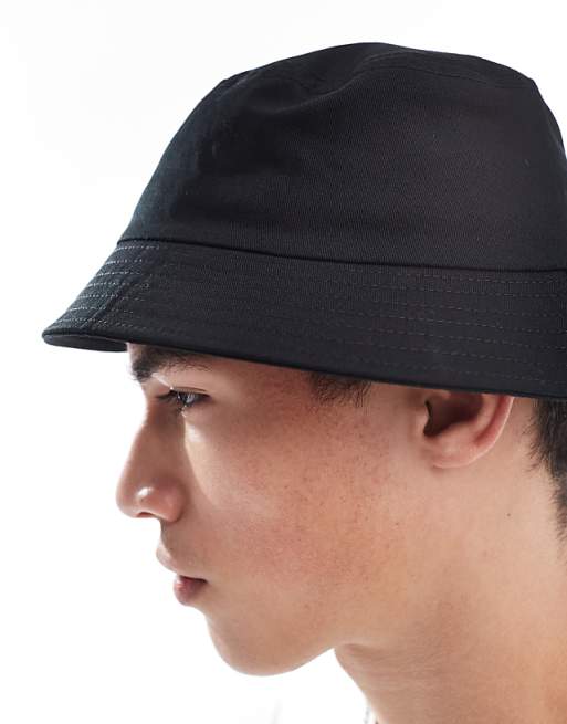Asos Design Bucket Hat In Black