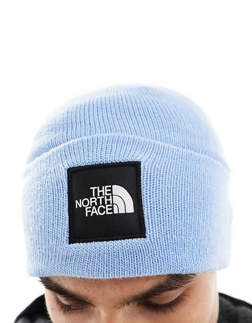 The North Face Big Box Cuffed Beanie In Cornflower Blue