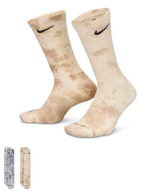 Men Nike Everyday Plus 2-pack crew socks in gray