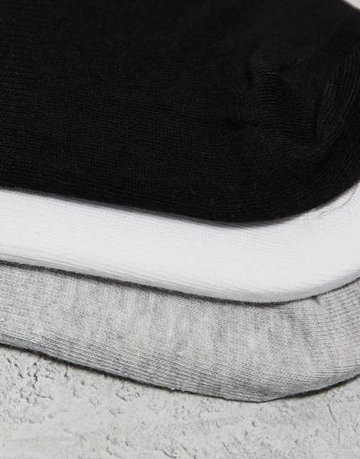 Men ASOS DESIGN 5 pack invisible liner socks in multiple colors