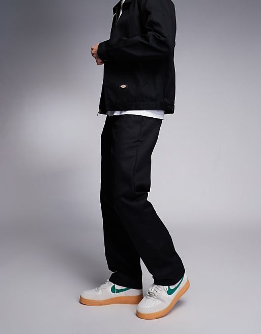 Dickies 873 Slim Straight Fit Work Chino Pants In Black