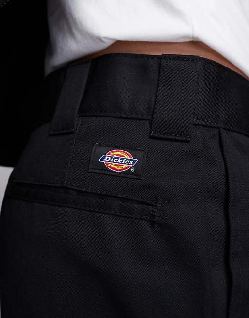 Dickies 873 Slim Straight Fit Work Chino Pants In Black