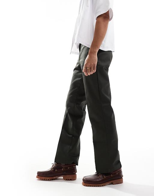 Chino Dickies 874 Straight Leg Work Pants In Olive Green