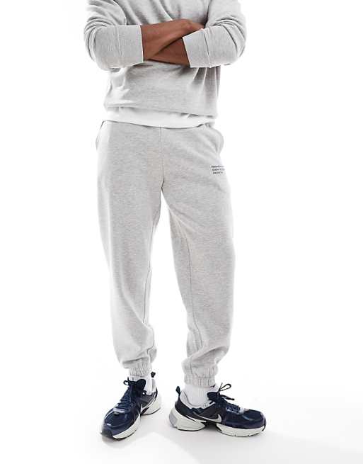 Trousers Collusion Relaxed Coordinate Print Skate In Gray Heather - Part Of A Set