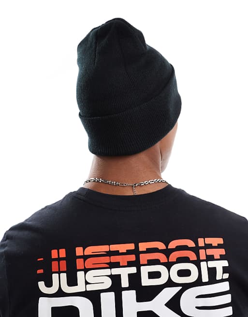 Nike Futura Logo Beanie In Black
