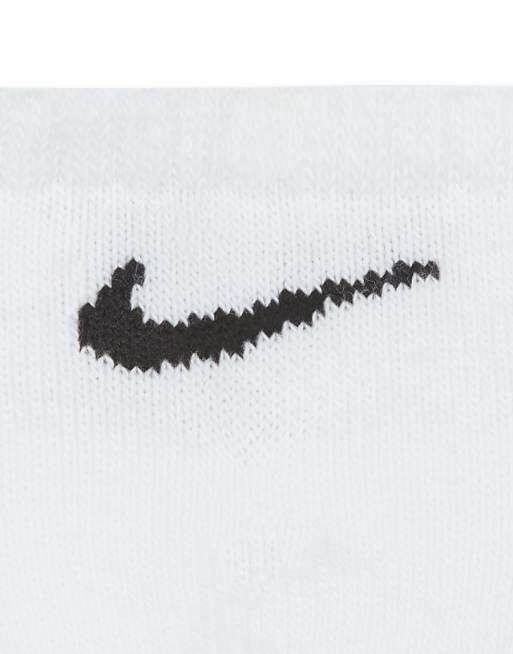 Men Nike Training Everyday Cushioned 3 pack sneaker sock in white, gray and black