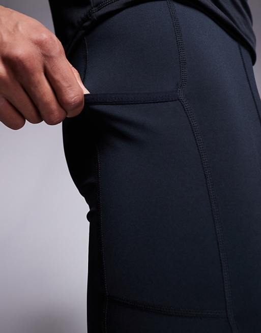 Chino 4505 Icon Active Quick Dry Base Layer Training Tights In Black