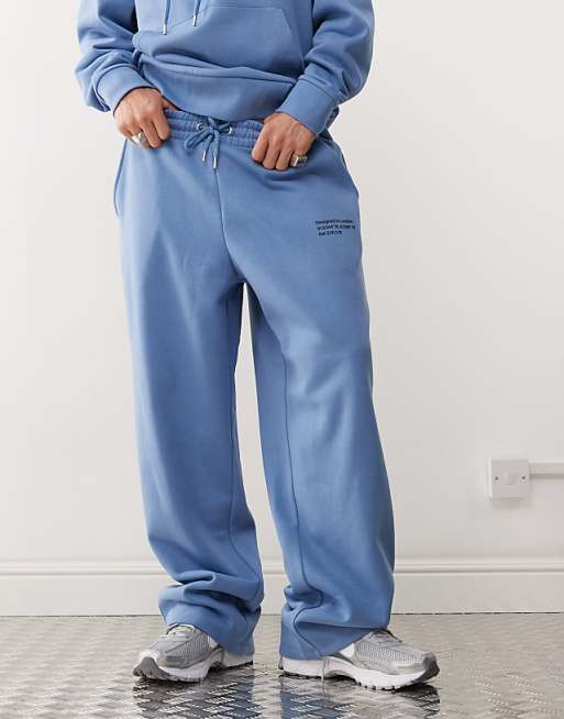 Trousers Collusion Relaxed Skate In Blue - Part Of A Set