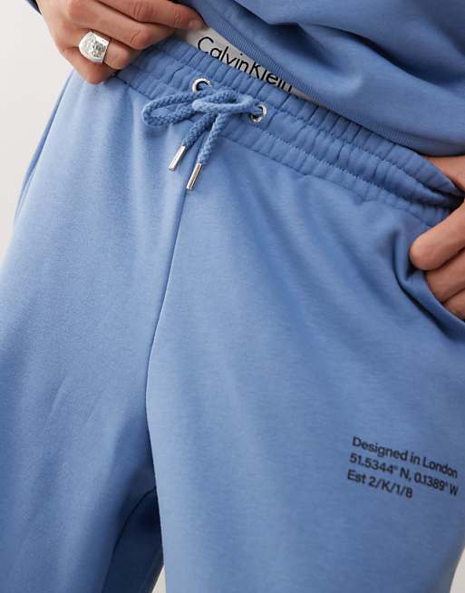 Trousers Collusion Relaxed Skate In Blue - Part Of A Set