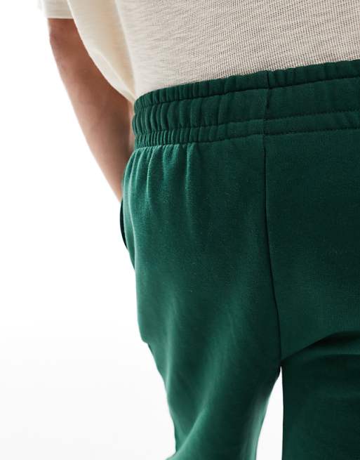 Trousers Asos Design Premium Heavyweight Oversized 400gsm In Dark Green