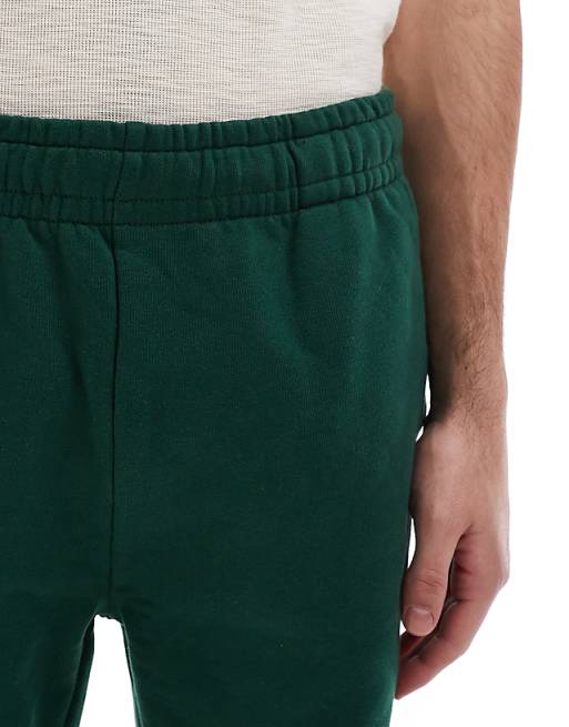 Trousers Asos Design Premium Heavyweight Oversized 400gsm In Dark Green