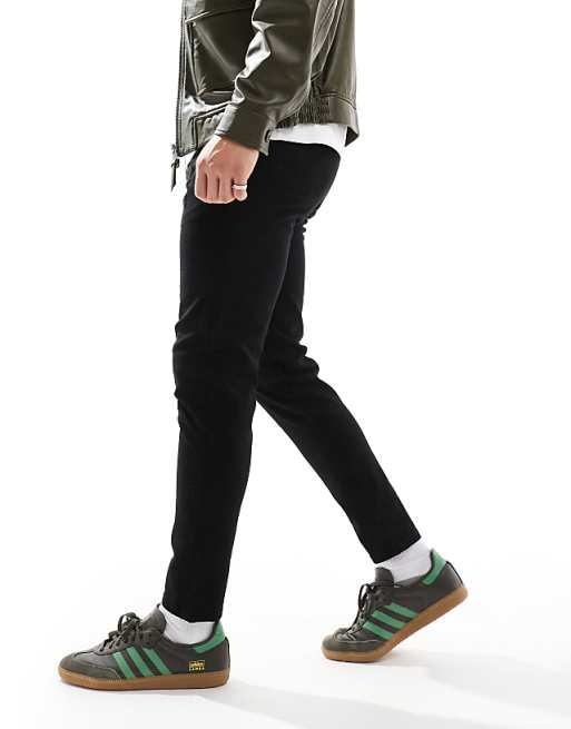 Jj Rebel Slim Fit Chino Pants In Black