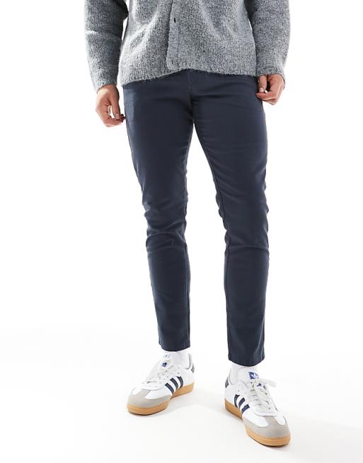 Jj Rebel Slim Fit Chino Pants In Navy