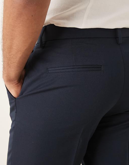 Chino Asos Design Slim Fit Pants In Navy