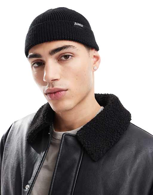Bershka Beanie In Black