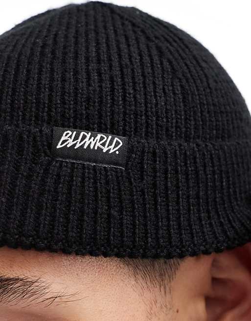 Bershka Beanie In Black