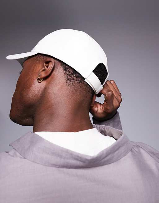 Hugo Blue Central Logo Cap In White