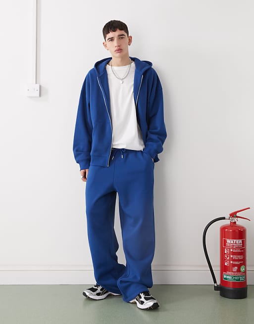 Trousers Collusion Relaxed In Navy - Part Of A Set