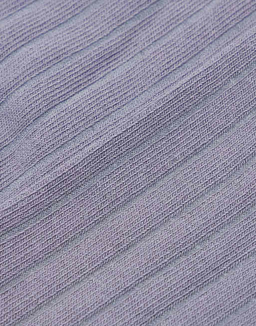 Men ASOS DESIGN 3 pack rib sock in gray