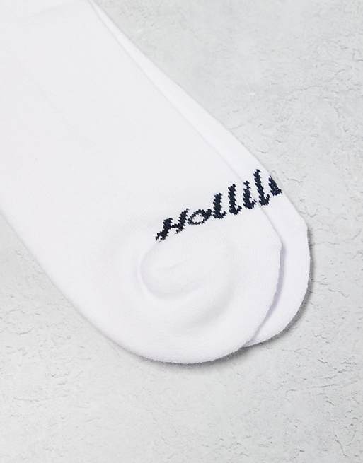 Men Hollister 4 pack logo detail socks in multi