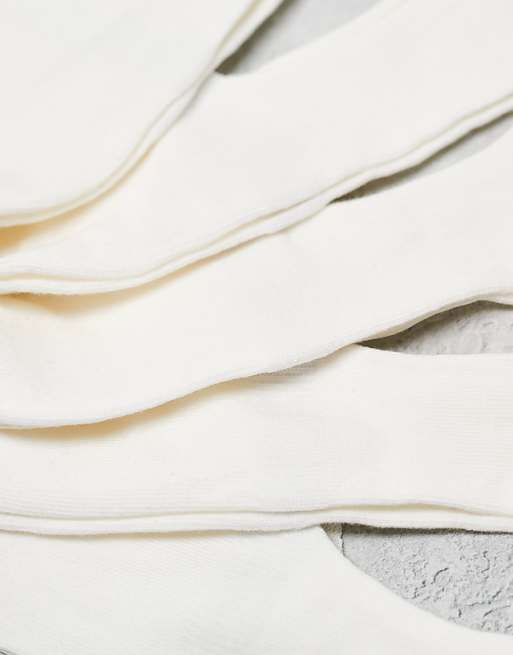 Men ASOS DESIGN 5-pack no show socks