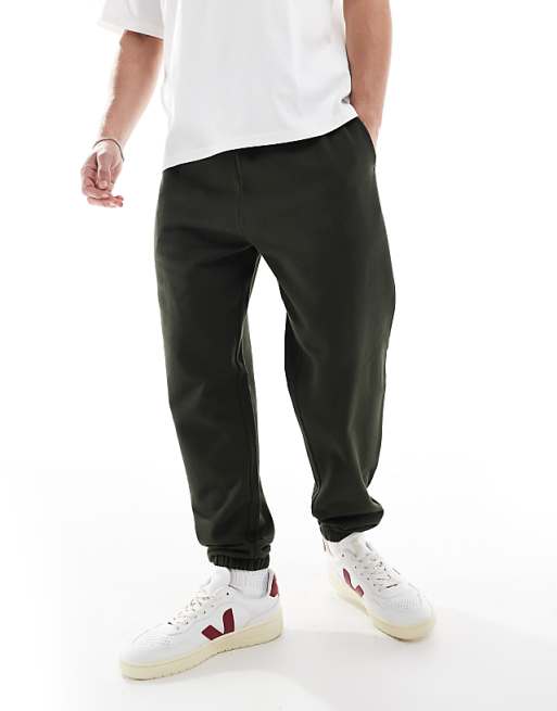 Trousers Asos Design Essential Tapered In Dark Green
