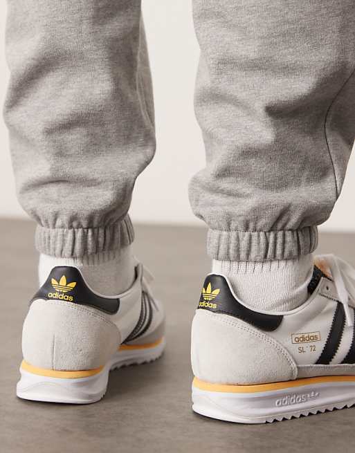 Trousers Asos Design Essential Tapered Sweatpants In Heather Gray