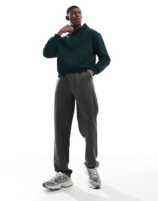 Trousers Asos Design Essential Straight Leg In Khaki