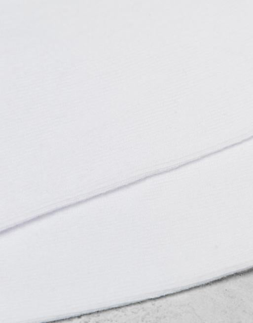 Men COLLUSION socks in white with blue print